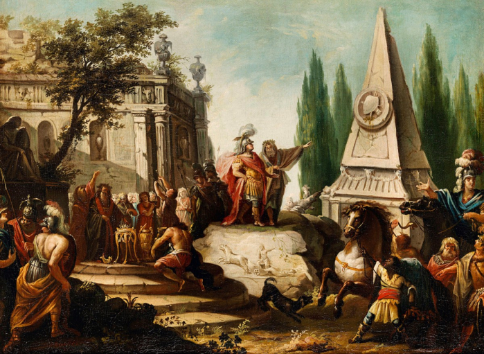 La visita di Alessandro Magno alla tomba di Achille - PRIMA PARTE